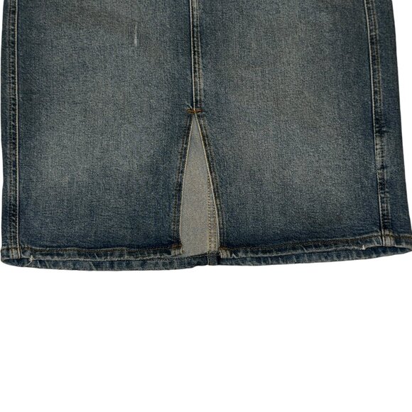 Like new PILCRO and the LETTERPRESS by Anthropologie Denim A-Line Skirt … - Picture 7 of 9